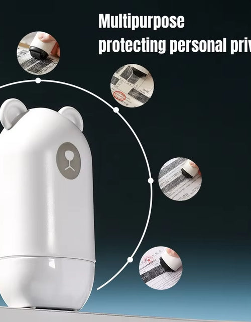 Load image into Gallery viewer, Theft Protection Roller Stamp for Privacy Confidential Data Guard Your Security Stamp Roller Privacy Seal Roller Theft Protect
