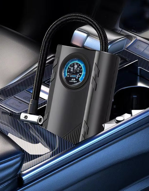 Load image into Gallery viewer, Portable Car Tire Inflator Electric Car Tire Air Pump Compact Tire Inflator with Pressure Gauge Efficient Tire Pump for Cars

