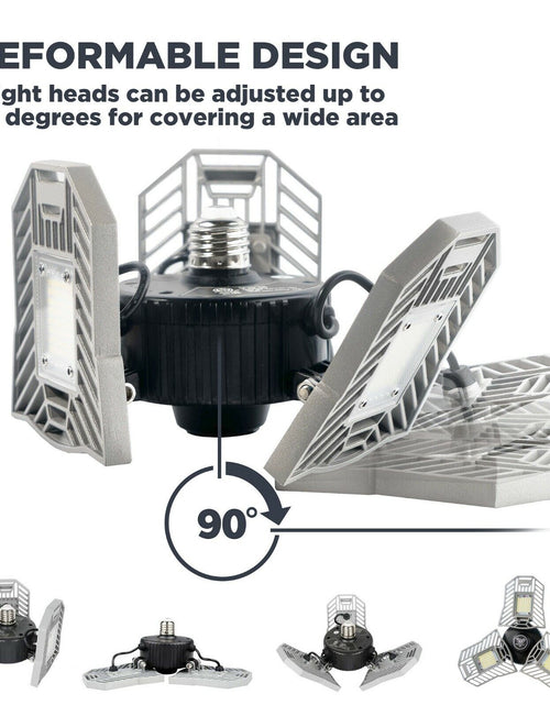 Load image into Gallery viewer, Three Led Garage Light- Led Adjustable Light-Basement Led Light
