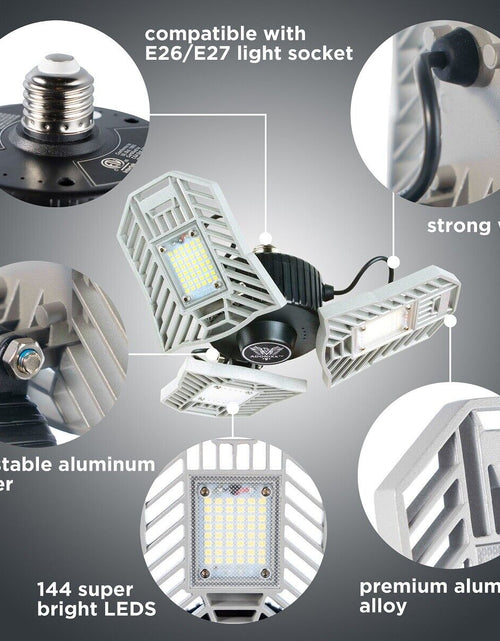 Load image into Gallery viewer, Three Led Garage Light-Led Adjustable Light-T Led Light
