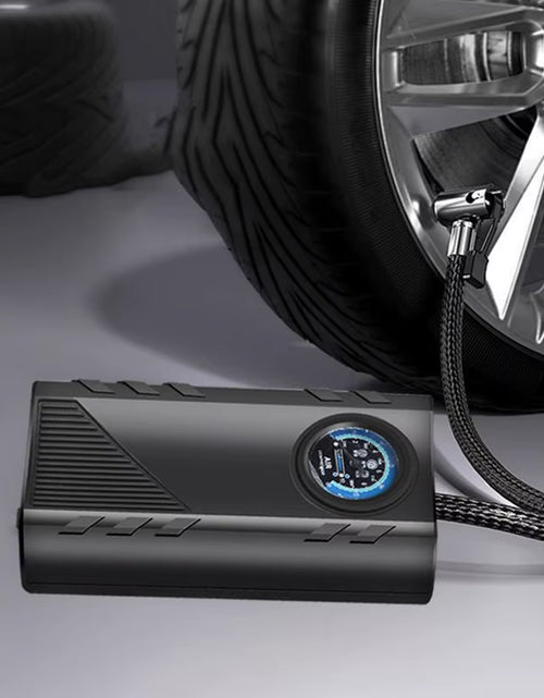 Load image into Gallery viewer, Portable Car Tire Inflator Electric Car Tire Air Pump Compact Tire Inflator with Pressure Gauge Efficient Tire Pump for Cars
