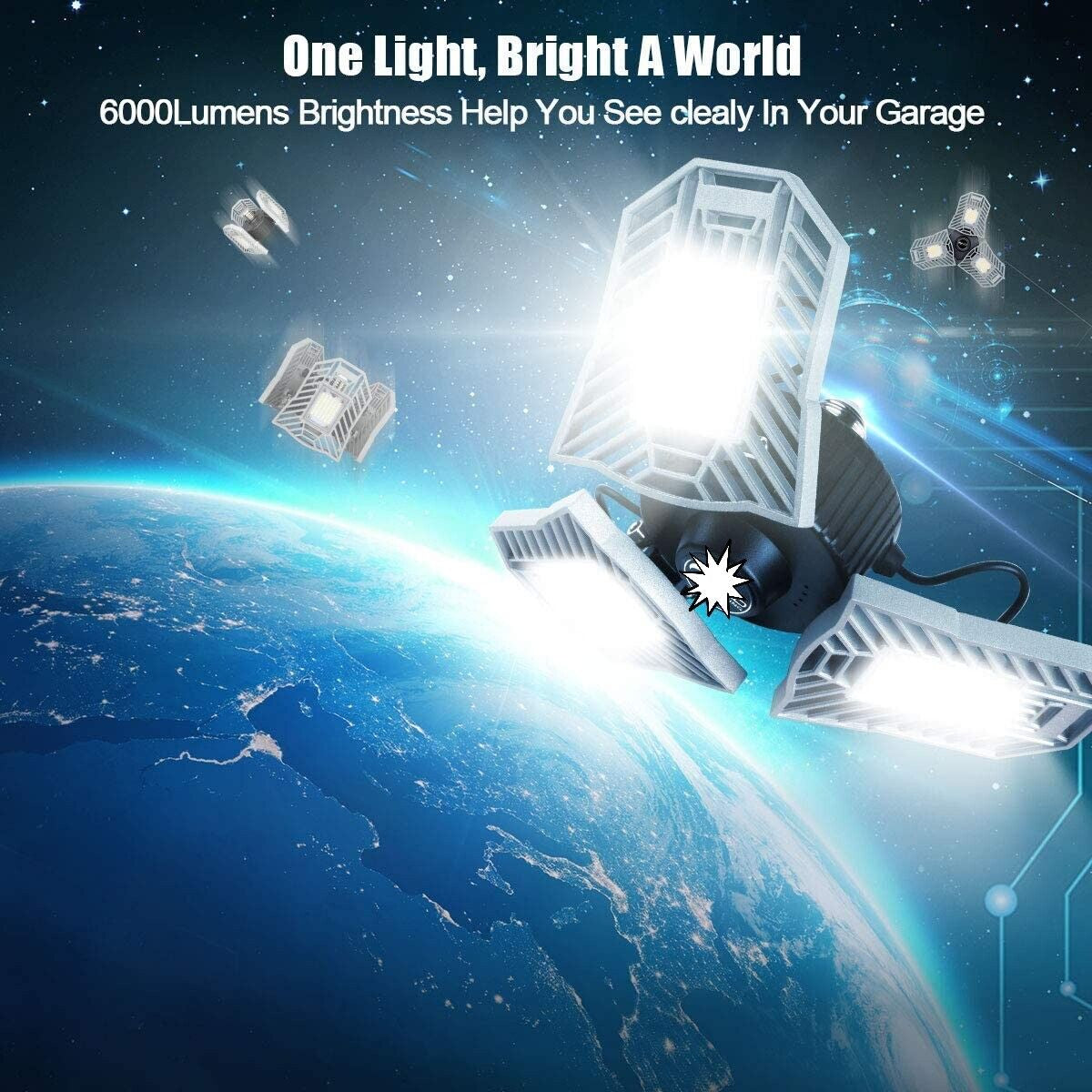 Three Led Garage Light-Led Adjustable Light-T Led Light