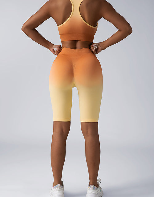 Load image into Gallery viewer, Workout Sets for Women 2 Piece Seamless Crop Tank High Waist Shorts Yoga Outfits,Workout Outfits for Women 2 Piece Seamless Sport Bra High Waist Yoga Leggings Sets
