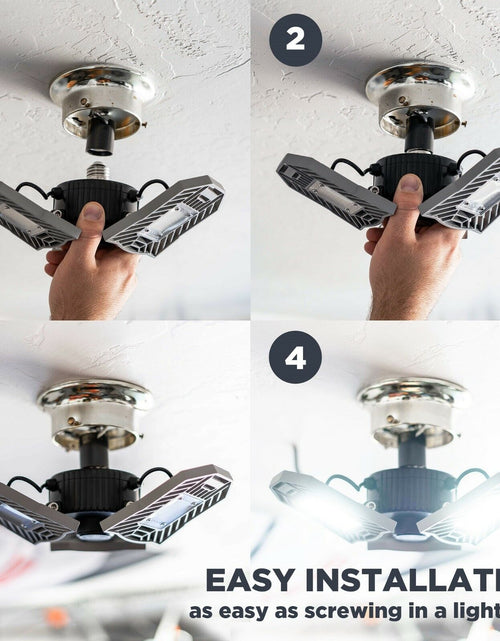 Load image into Gallery viewer, Three Led Garage Light-Led Adjustable Light-T Led Light
