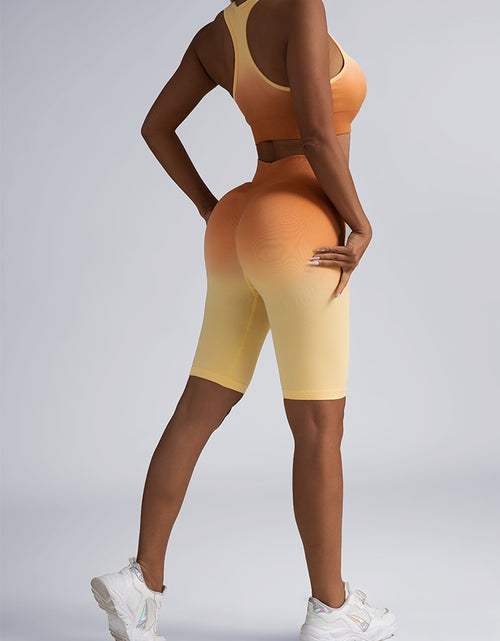 Load image into Gallery viewer, Workout Sets for Women 2 Piece Seamless Crop Tank High Waist Shorts Yoga Outfits,Workout Outfits for Women 2 Piece Seamless Sport Bra High Waist Yoga Leggings Sets

