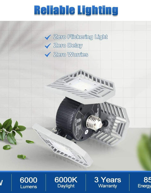 Load image into Gallery viewer, Three Led Garage Light-Led Adjustable Light-T Led Light
