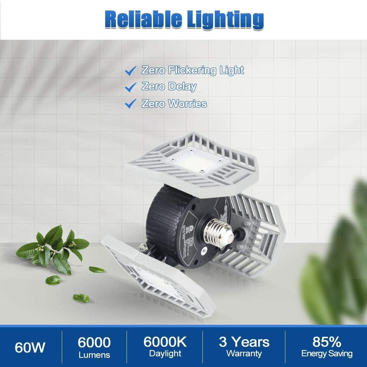 Three Led Garage Light-Led Adjustable Light-T Led Light